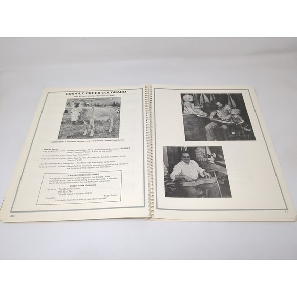 Vintage Mel Bay Cripple Creek Dulcimer Book 1977‎ 70s Instruction Music Lyrics - Picture 13 of 14